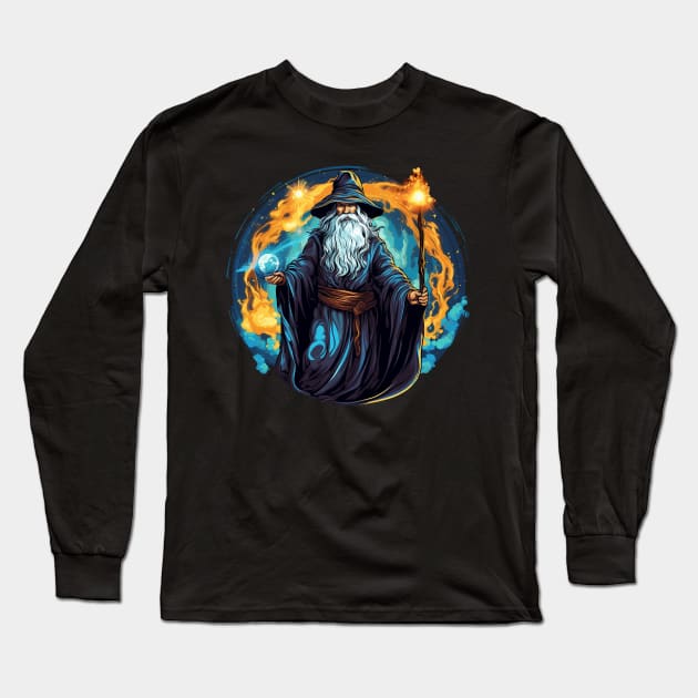 wizard Long Sleeve T-Shirt by piratesnow